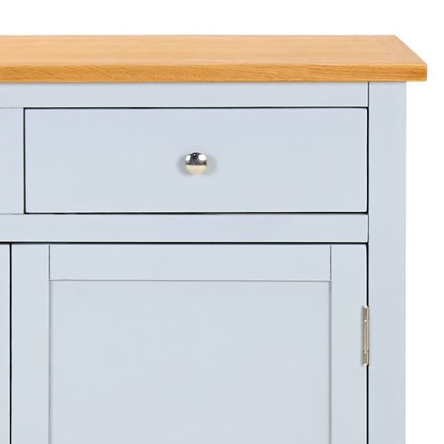 Maison Madeleine -  Sideboard 90x33.5x83 cm Solid Oak Wood